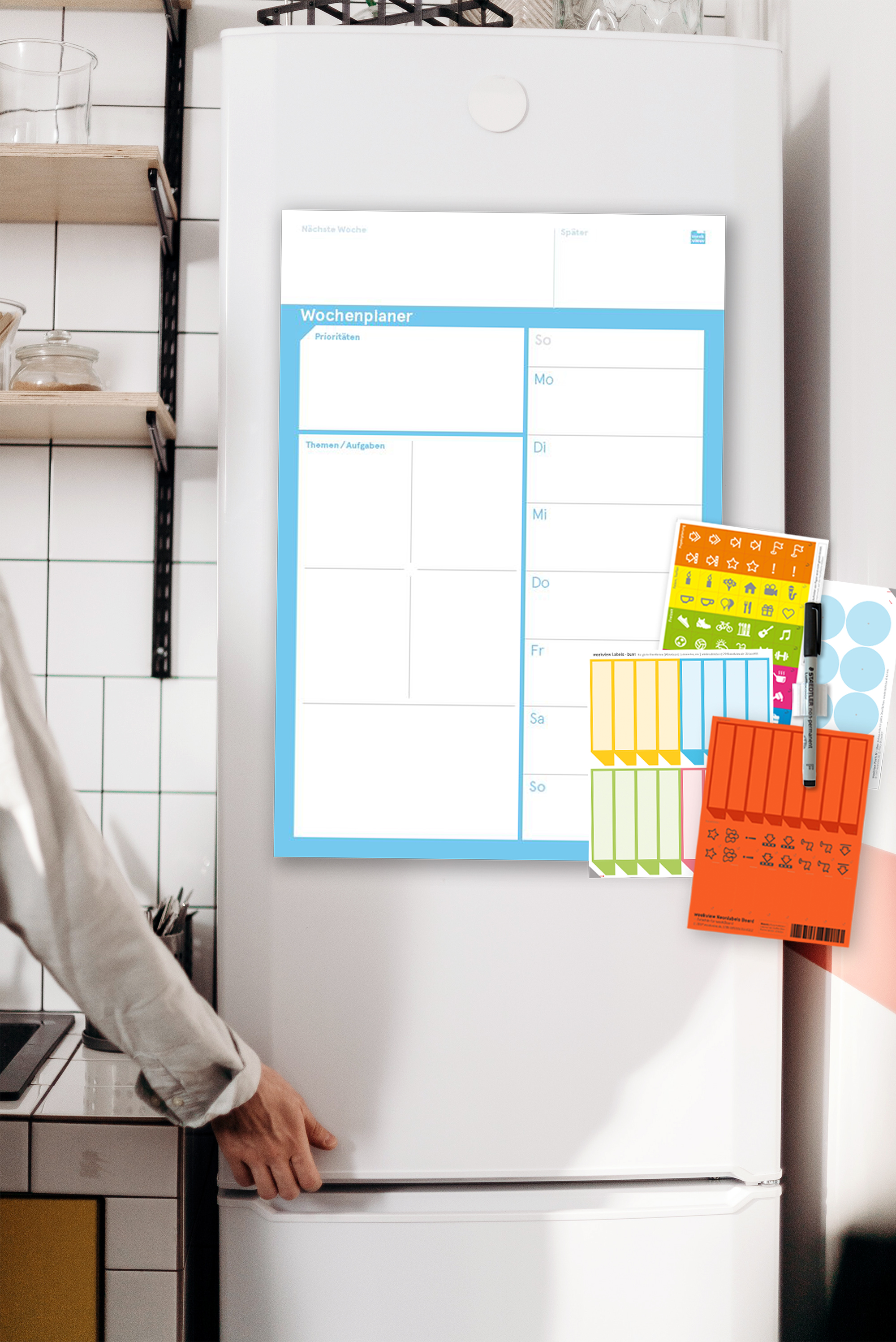 weekview Business Planner Pro A4 2027 Bundle Wandplaner