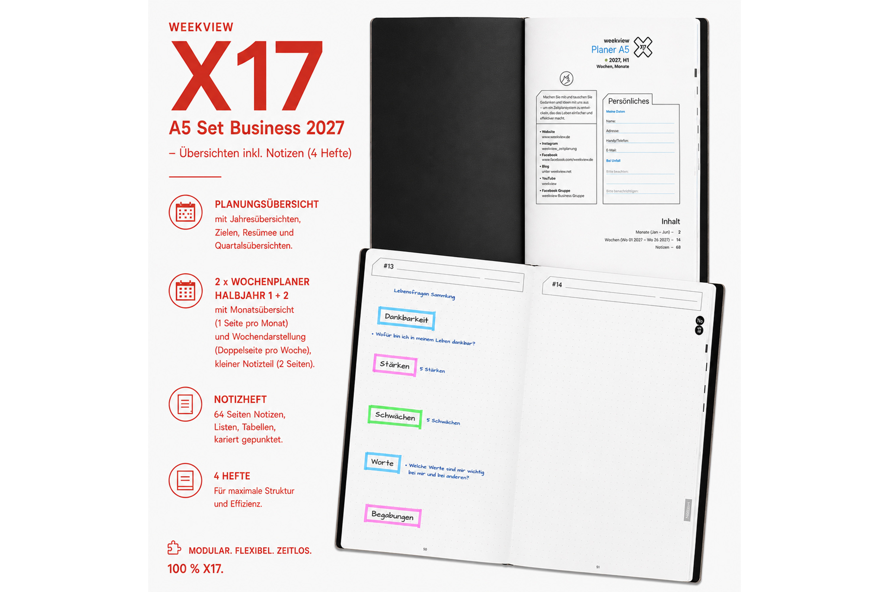 weekview A5 X17 Business 2027