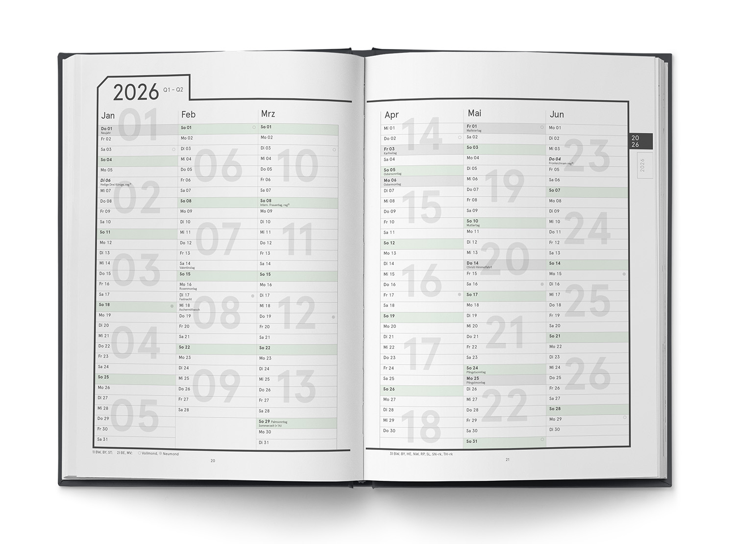 weekview LifeCoach A5 – Classic | Das Leben im Blick 2027