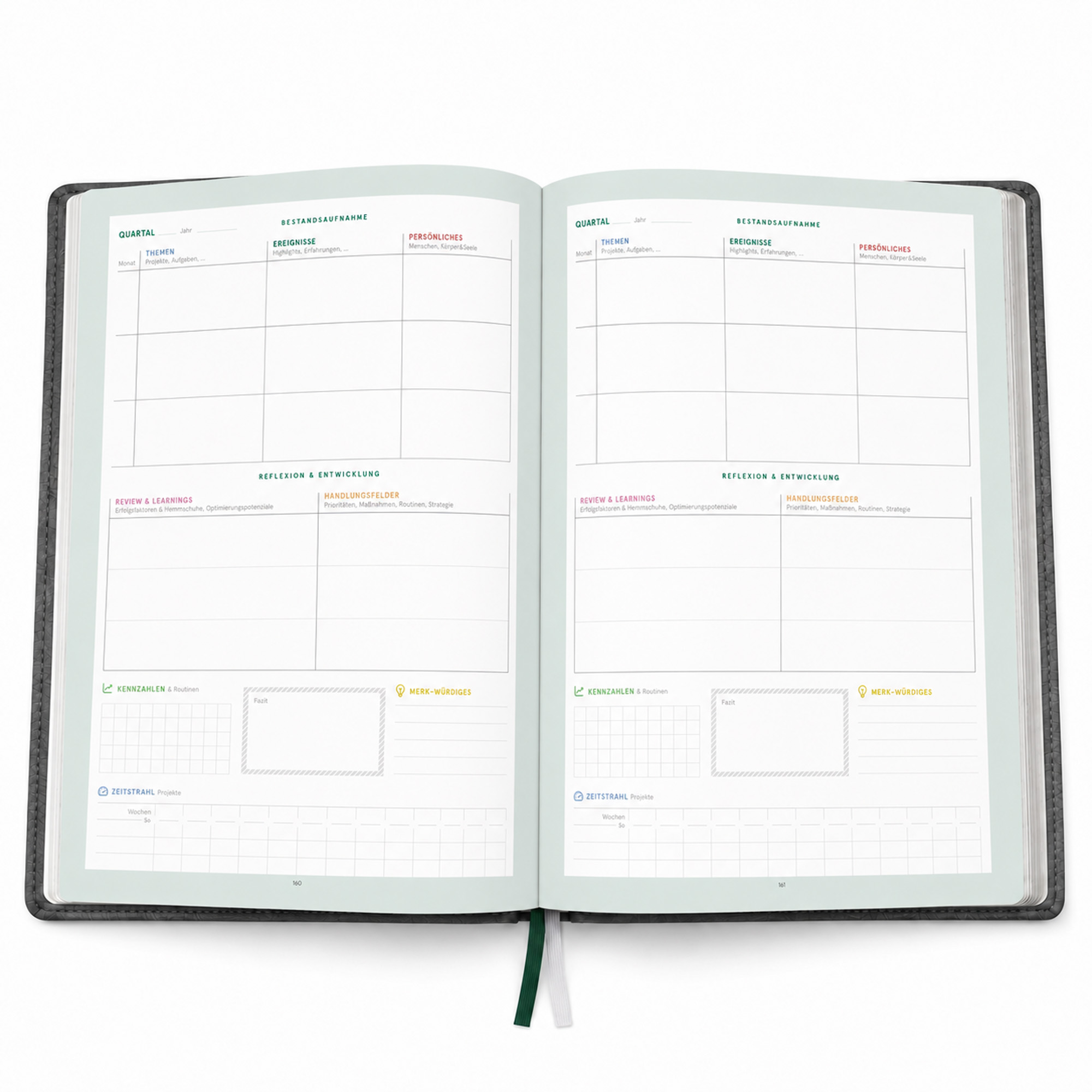 Quartalsreflexion im weekview Essentials
