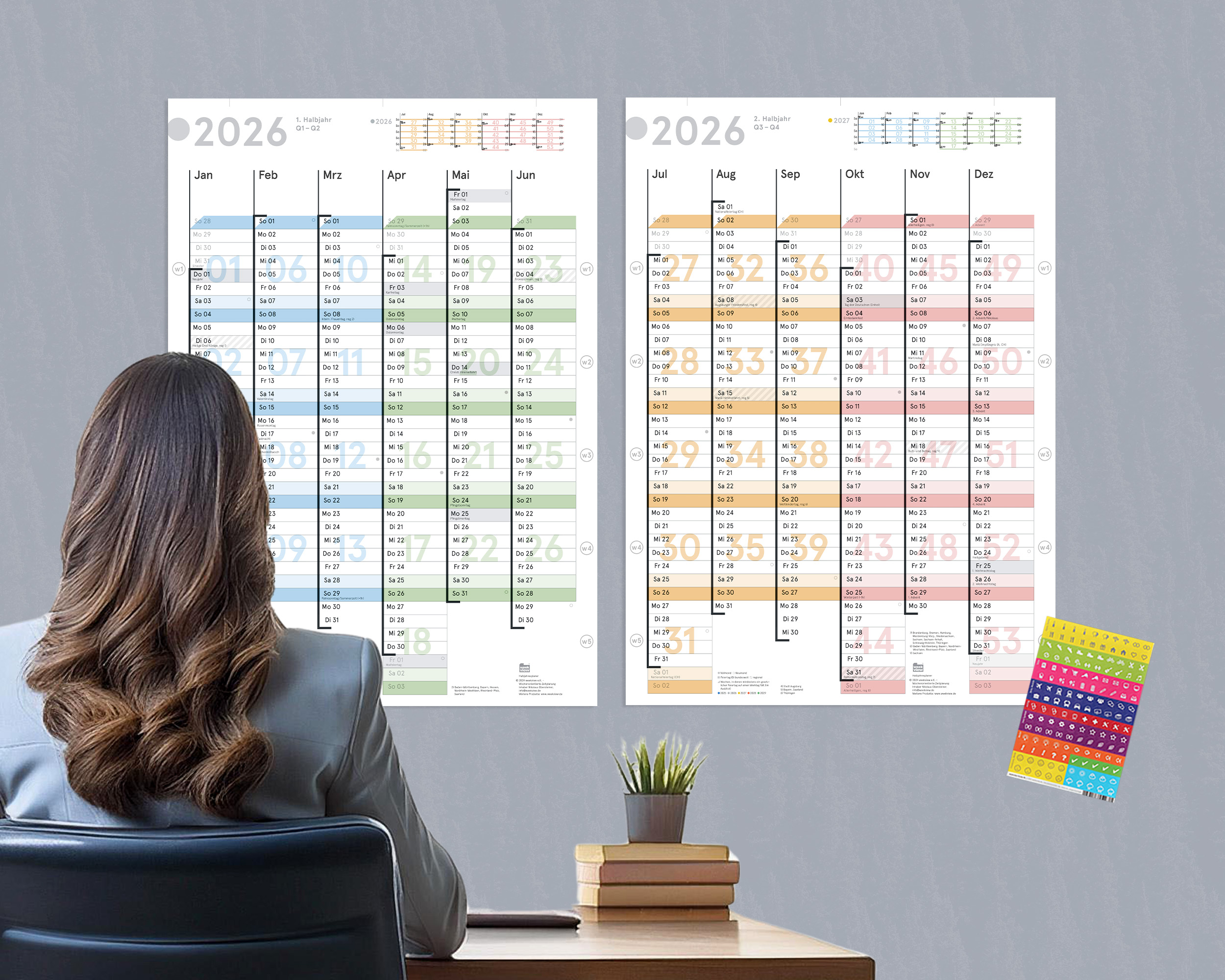 weekview Business Planner Pro A4 2027 Bundle Dori