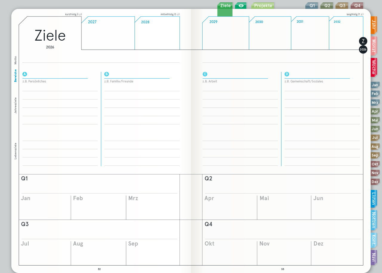 Digital Planner | Business 2026 | mit Navigation