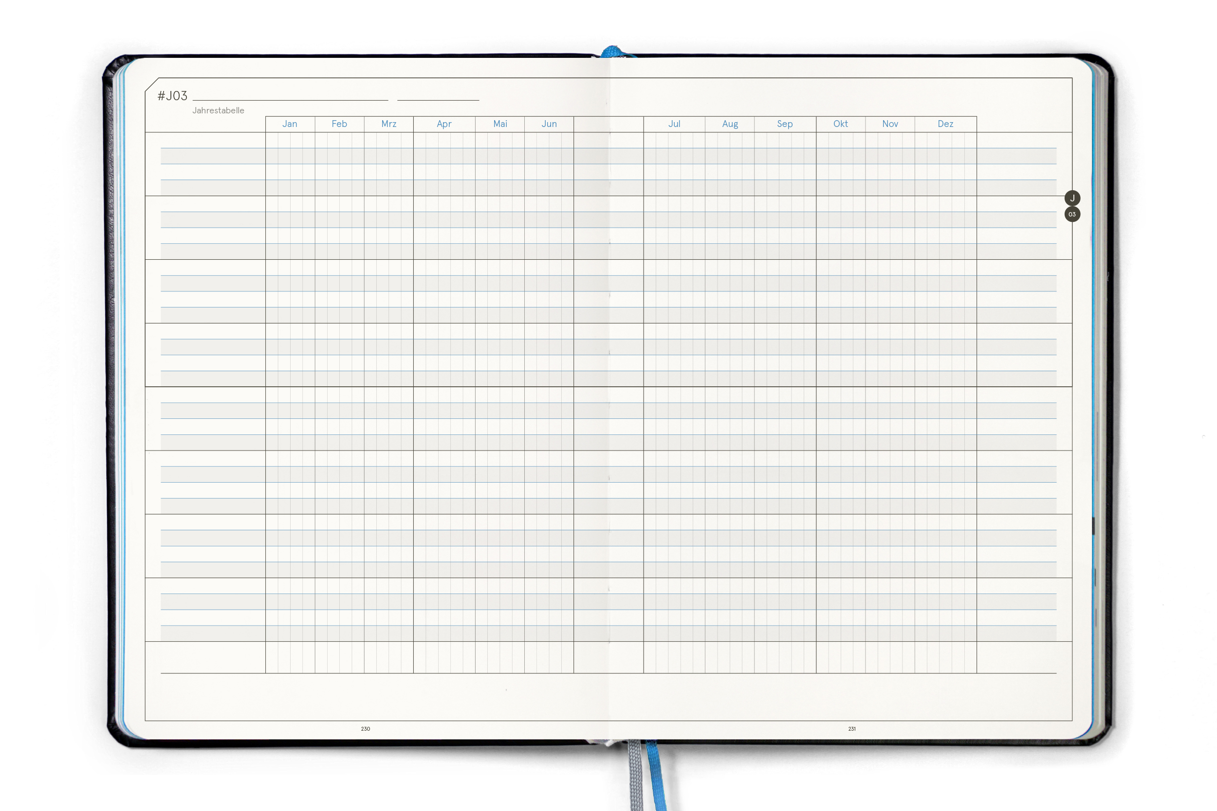 weekview Business Planner Pro A4 2027 – Terminplaner im Großformat