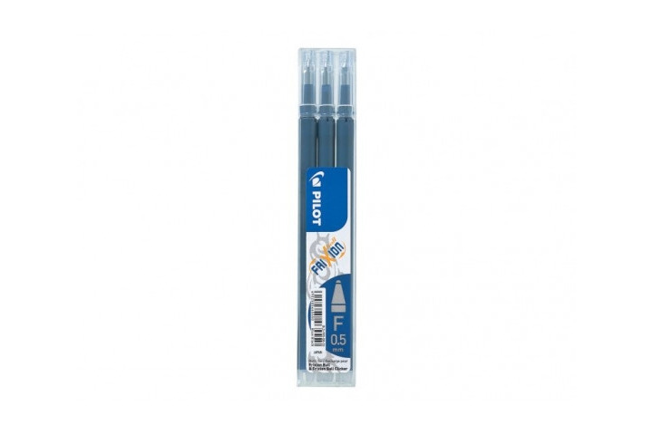 3er-Pack blau/schwarz Ersatzminen 0,5 für Frixion Point & Frixion Clicker Set