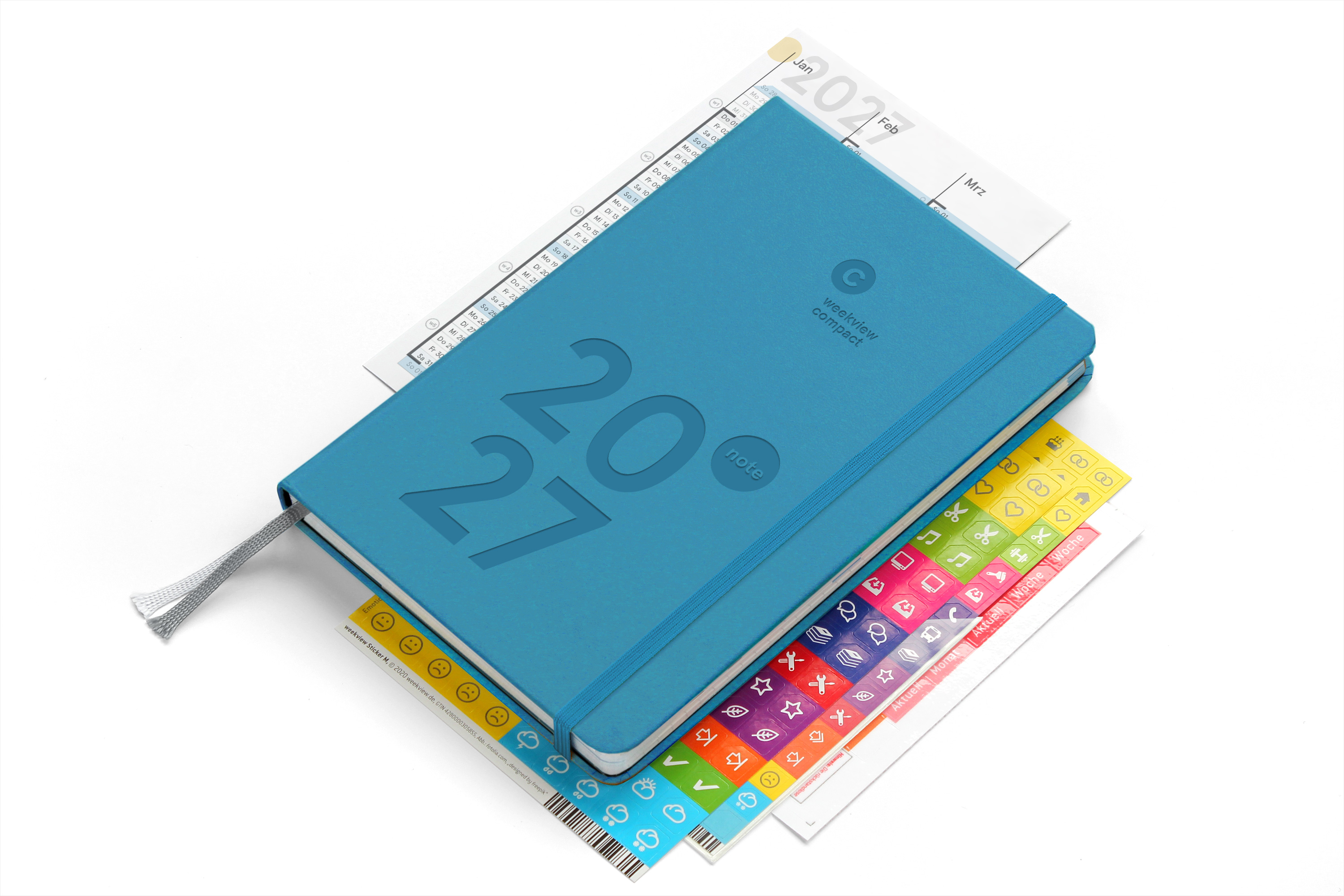 compact note 2027 Deep Teal A6+ Classic