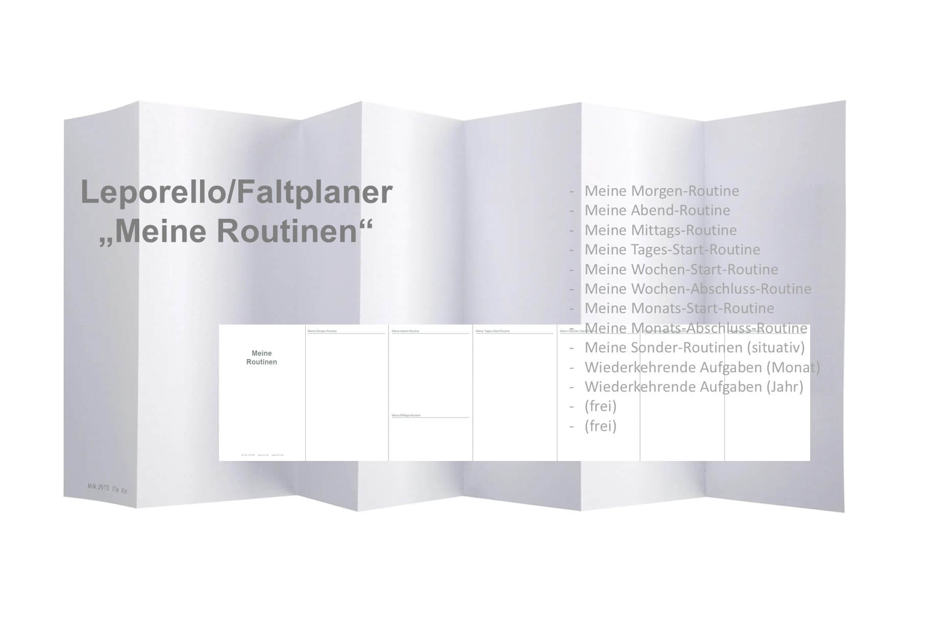 X17 A5 Leporellos SELBSTFÜHRUNGS-Set – Ansicht 2
