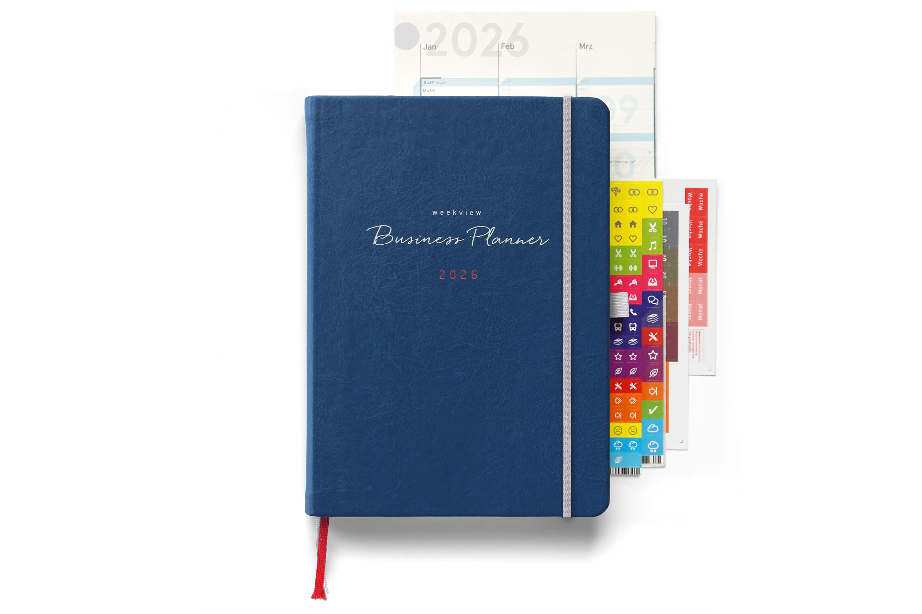 weekview Business Planner 2026 A5+ – success planner with weekly & quarterly planning