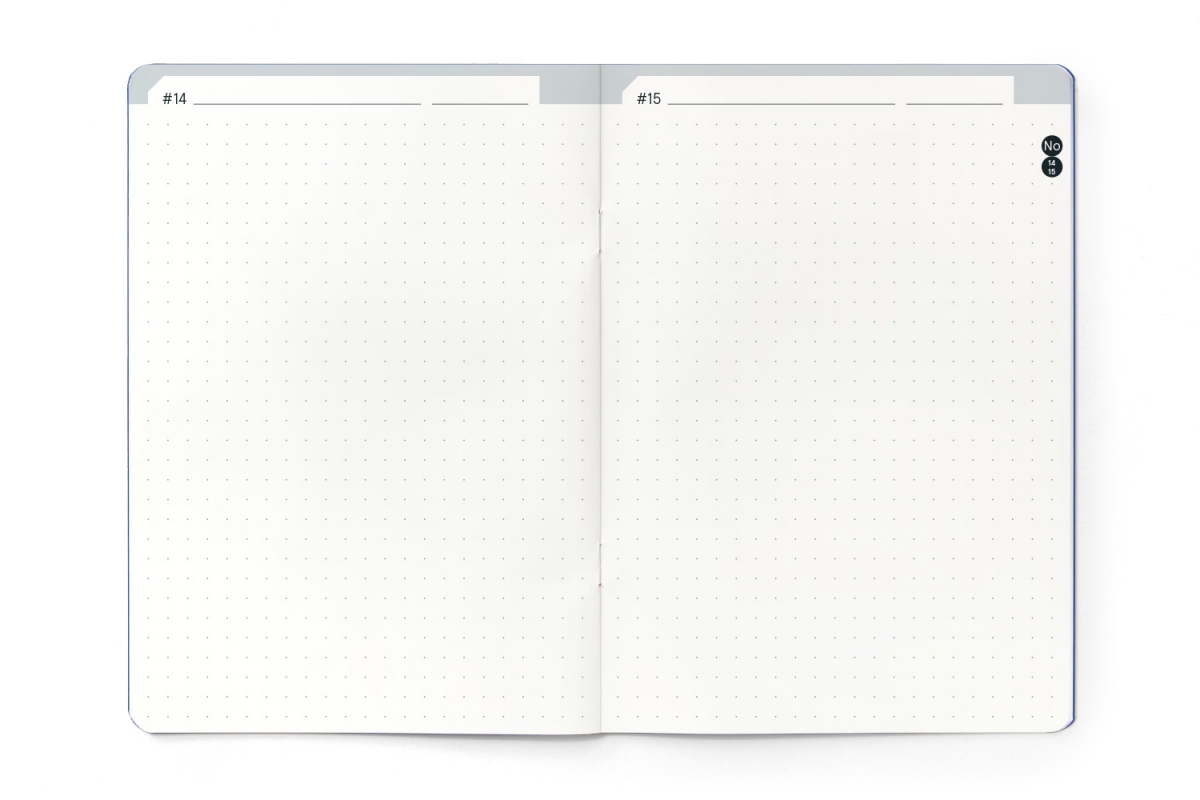 weekdori Set – 3 x A5 (friends, chronic, dotted), 1 x A6 (dotted)