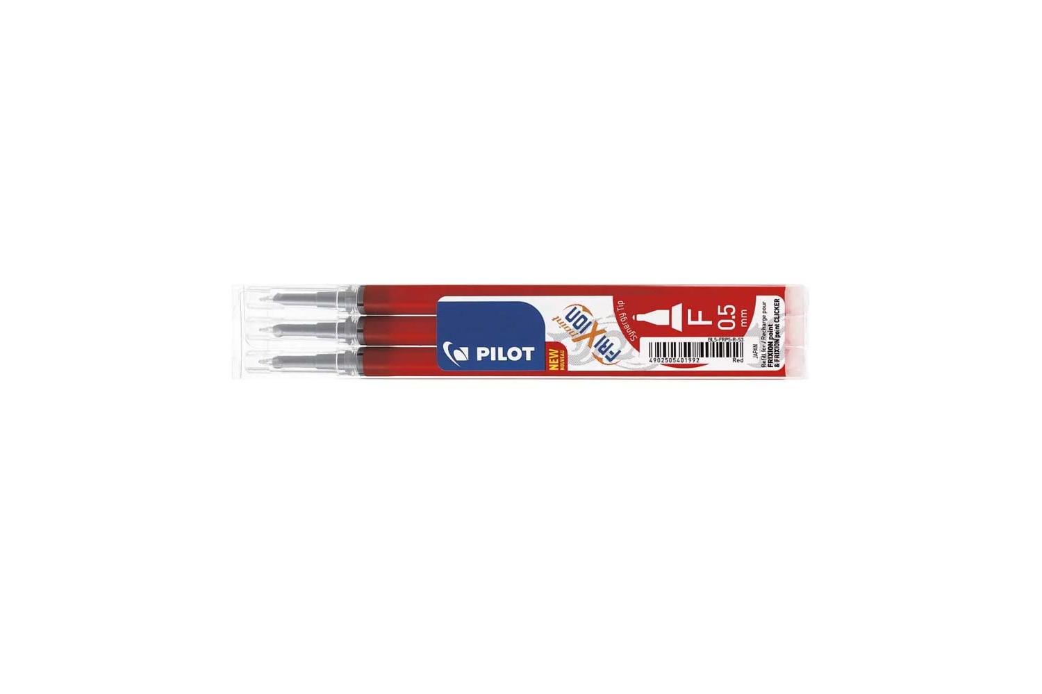 3er-Pack rot Ersatzminen 0,5 für Frixion Point & Frixion Clicker Set