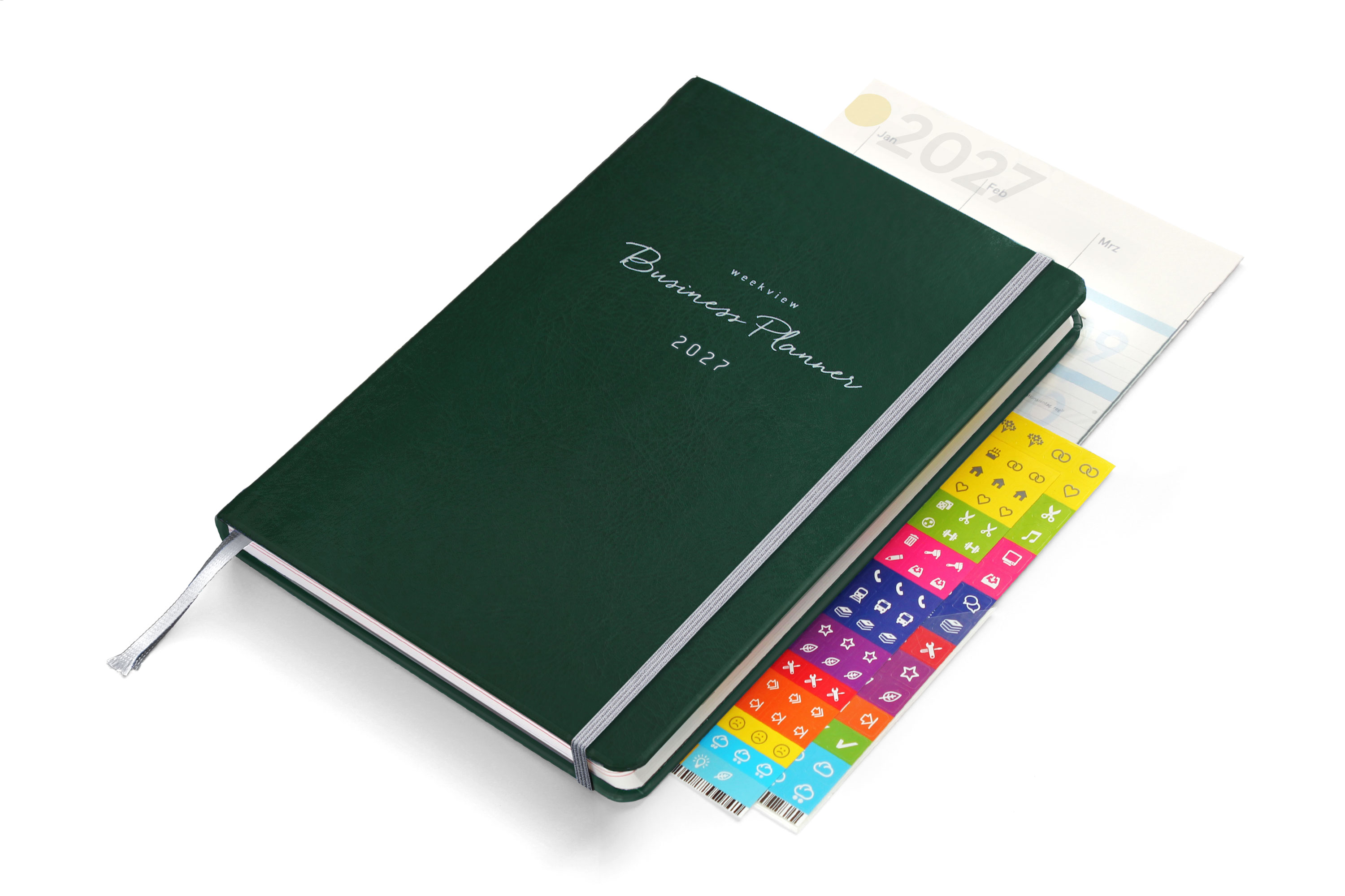 weekview Business Planner 2027 A5+ Classic | British Racing Green Edition
