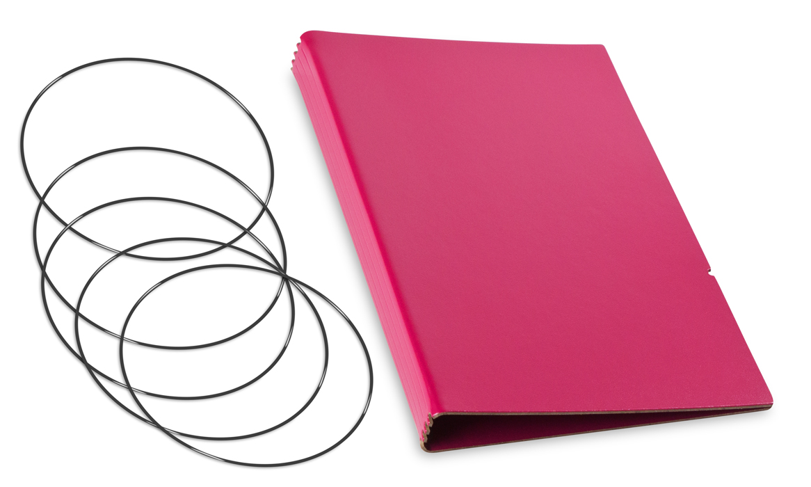 A5 X17 Hülle 4er Lefa Magenta inkl. ElastiXs
