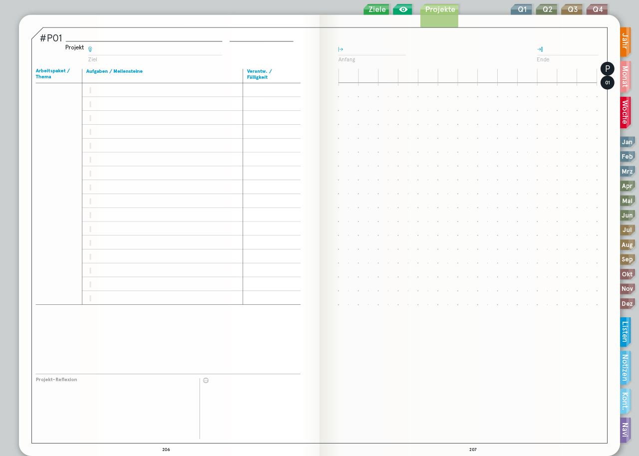Digital Planner | Business 2026 | mit Navigation