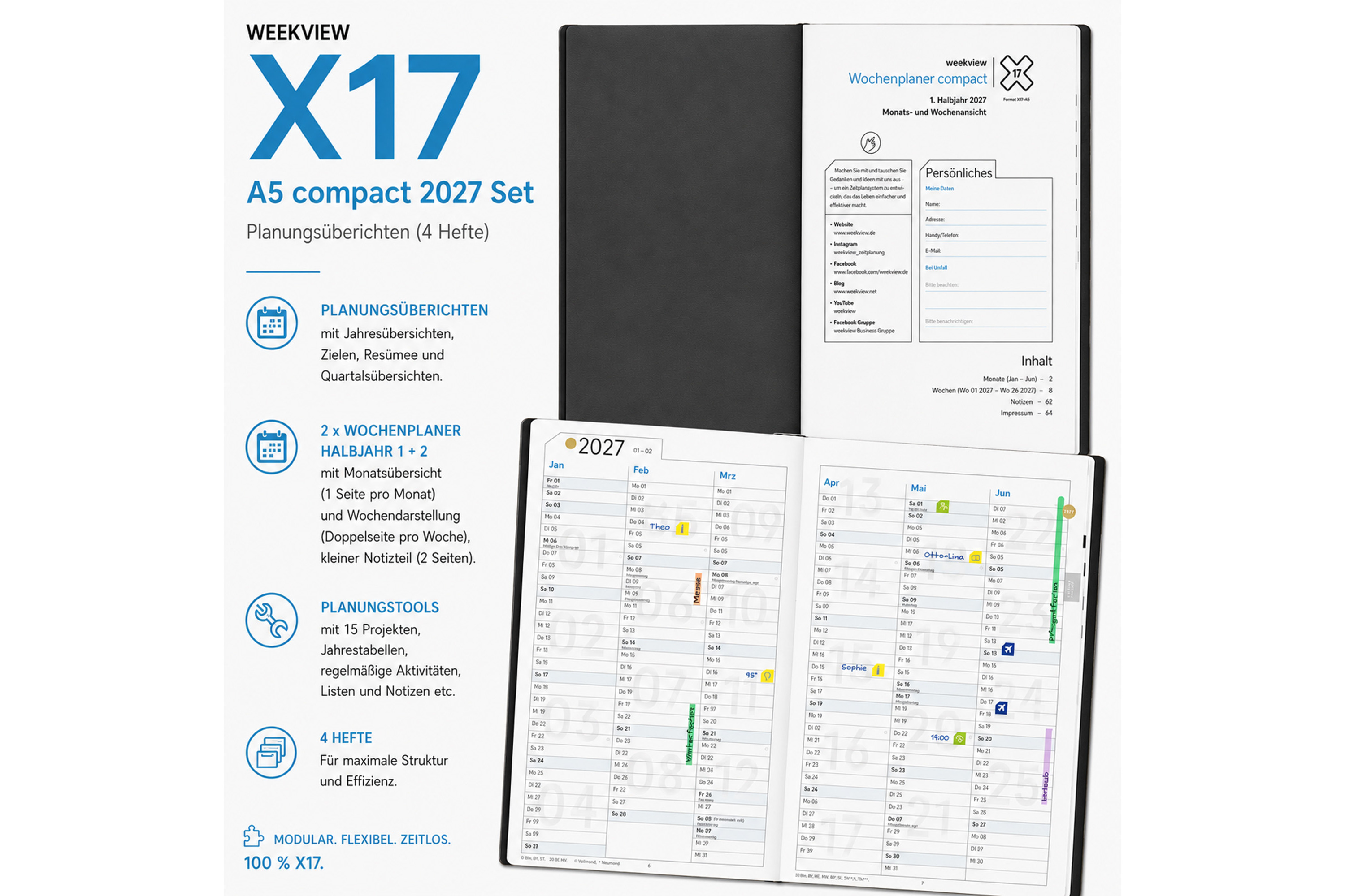weekview A5 X17 compact 2027