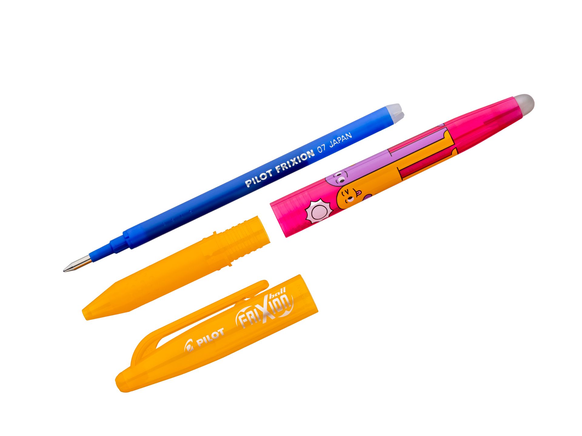 Pilot FriXion Ball Best Friends Edition – Heart Huggers, 2er-Set radierbar 0,7 mm