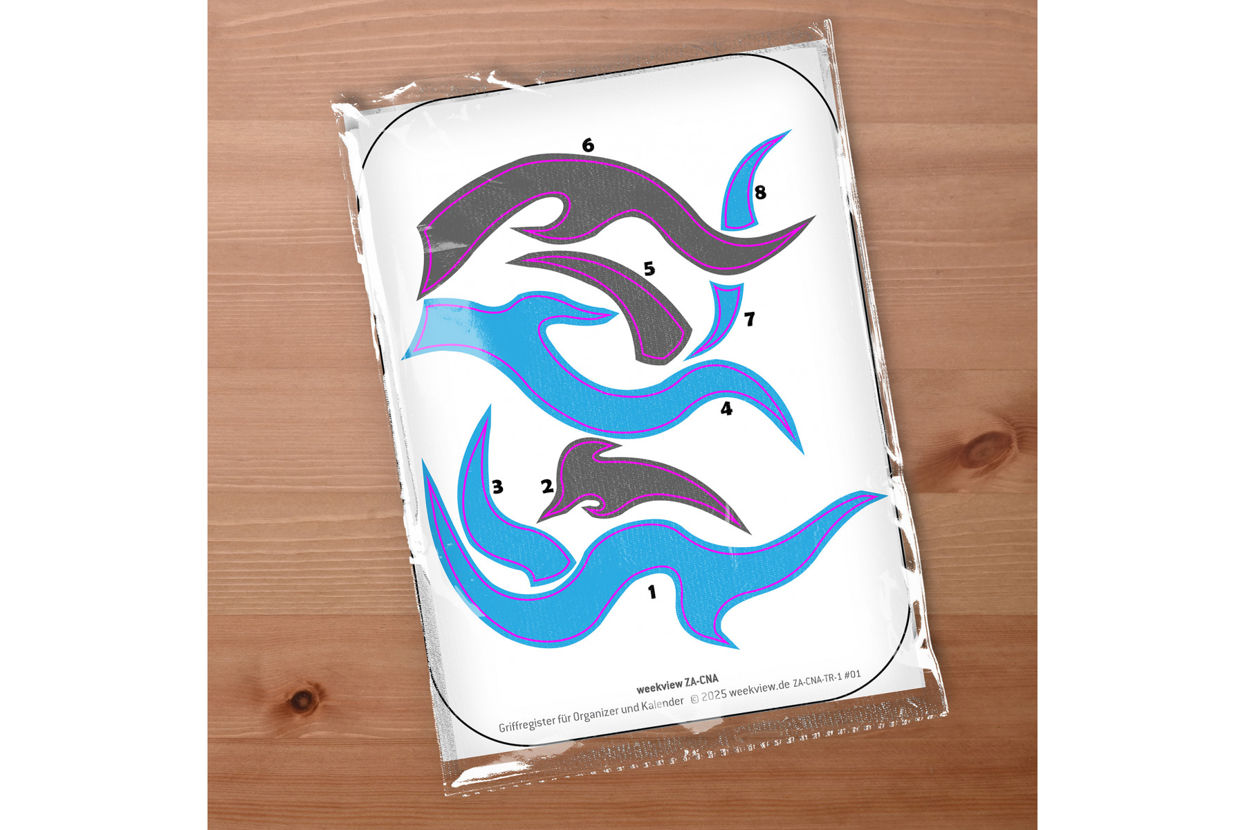 TribalCover – 2x Aufkleber für den compact note