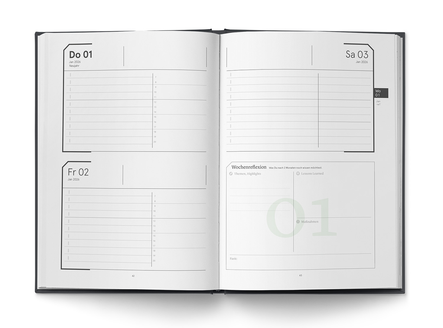 weekview LifeCoach A5 – Classic | Das Leben im Blick 2027