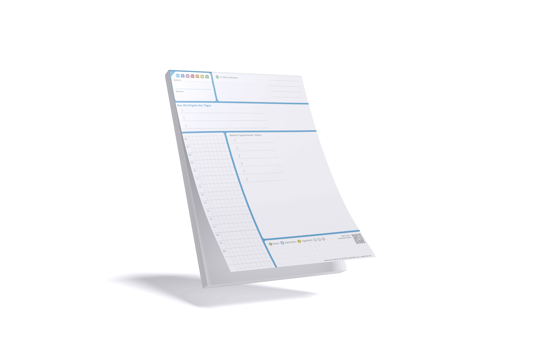 weekview DayPad 4.0 (25 Blatt)