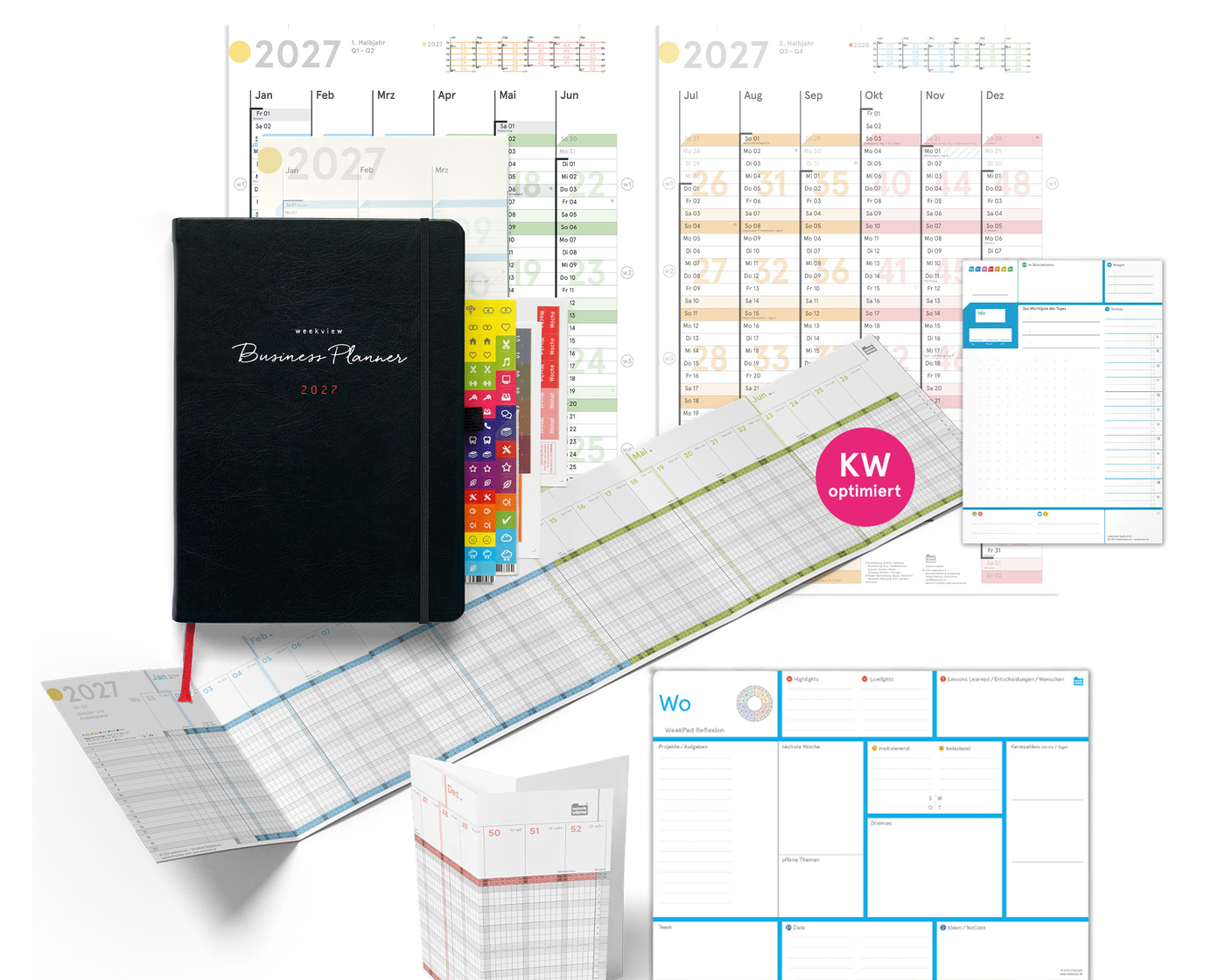 Business Planner 2027 A5+ Bundle Pads