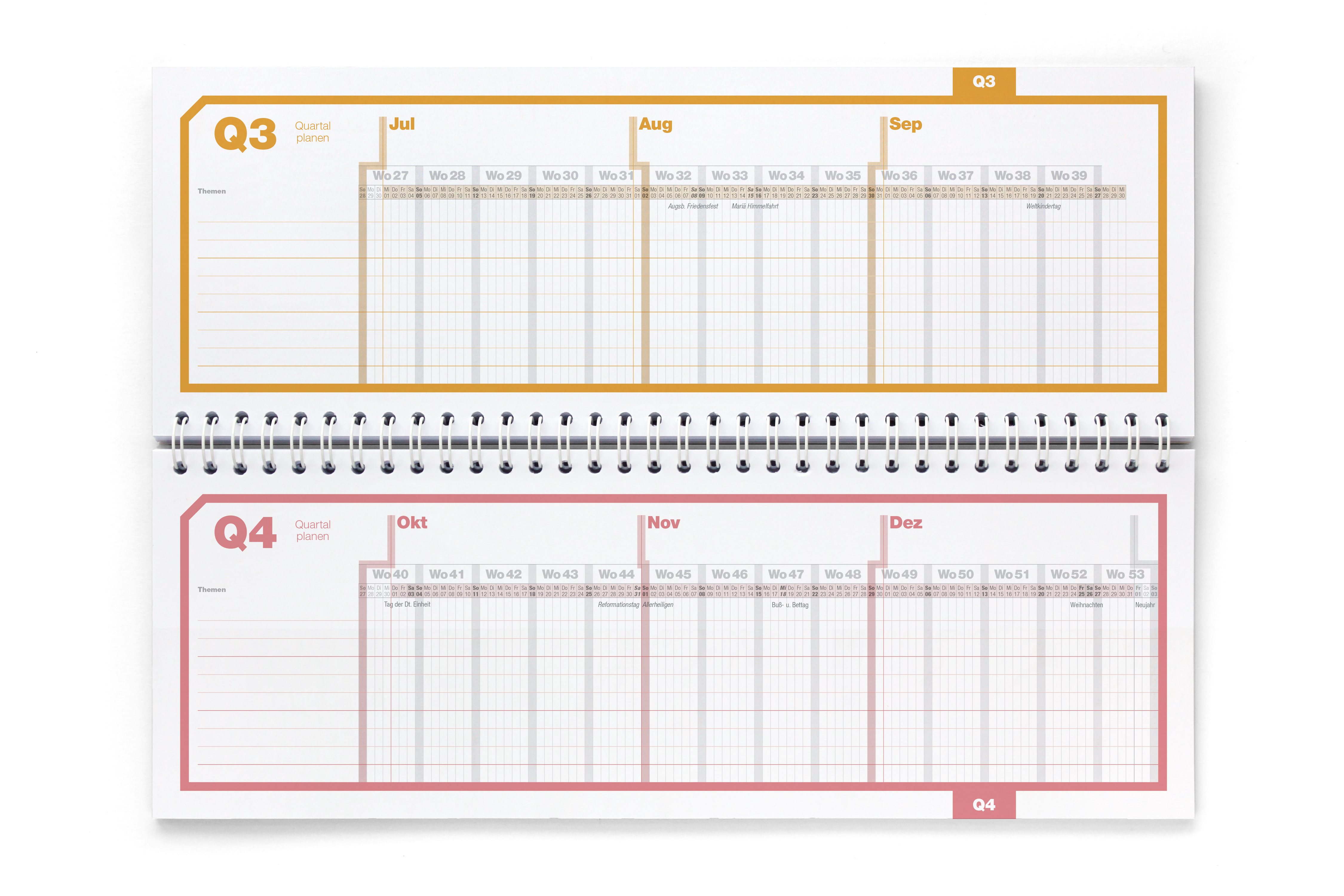 Panorama Tischkalender 2026