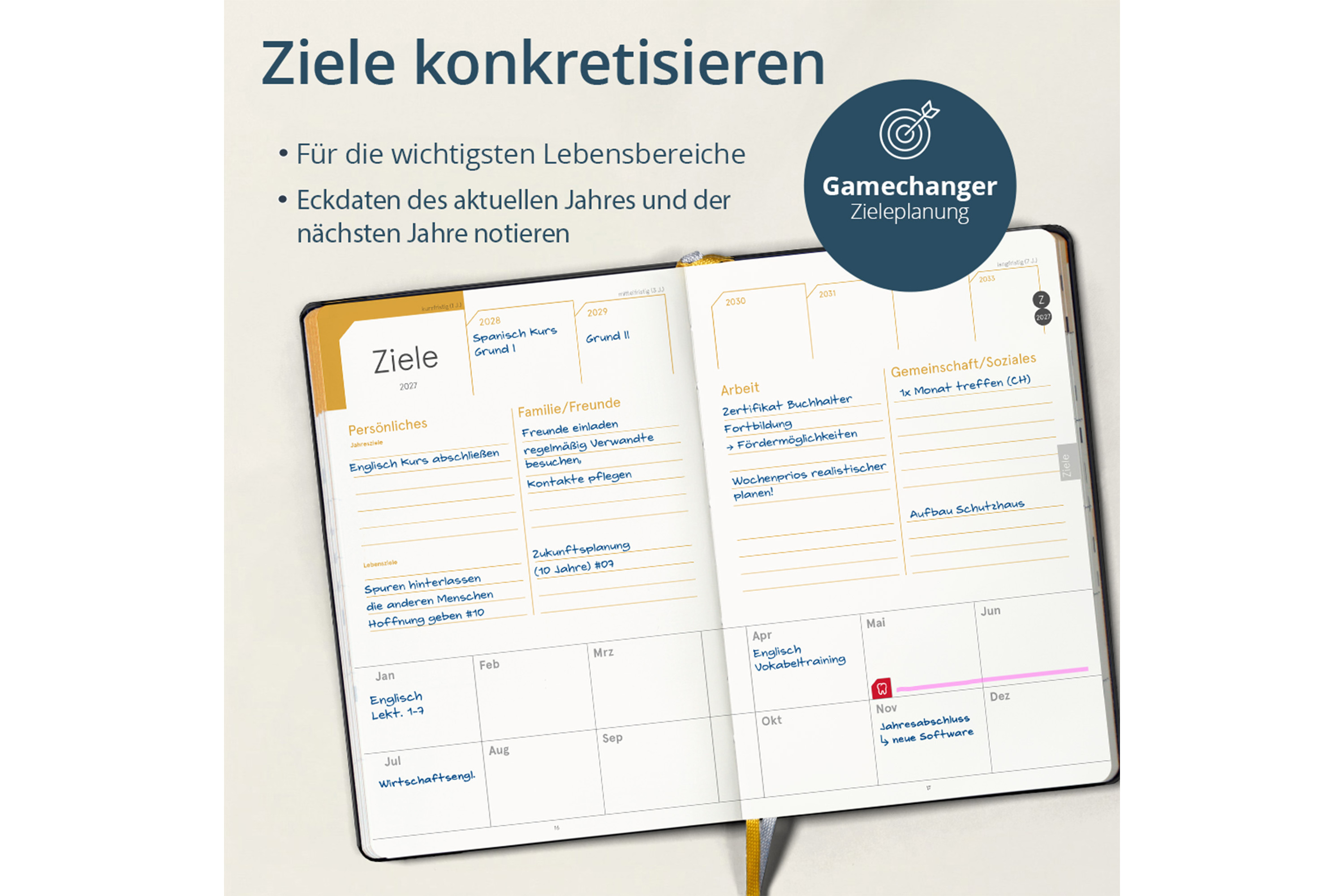 weekview compact extended 2027 Classic | Grey