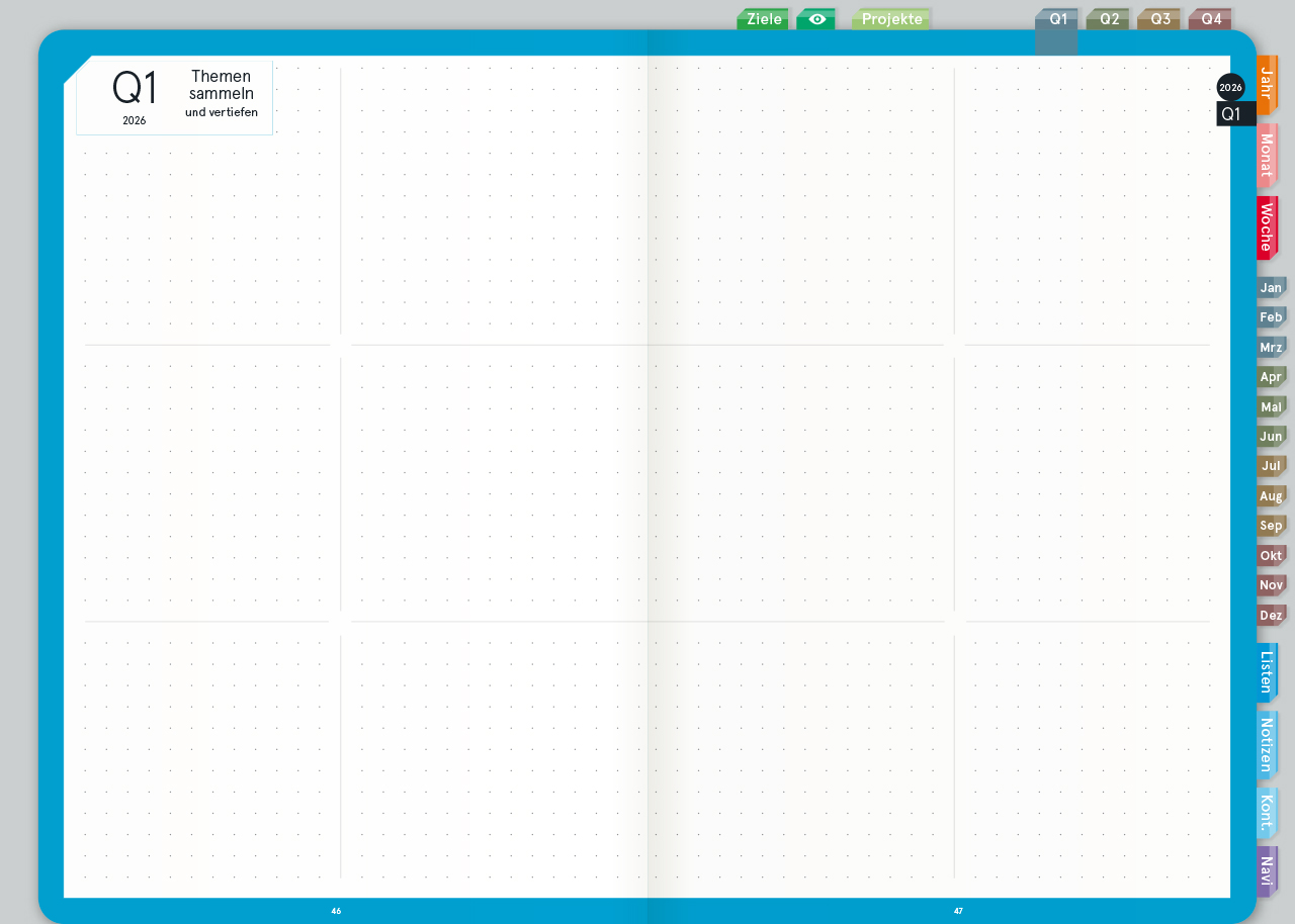 Digital Planner | Business 2026 | mit Navigation