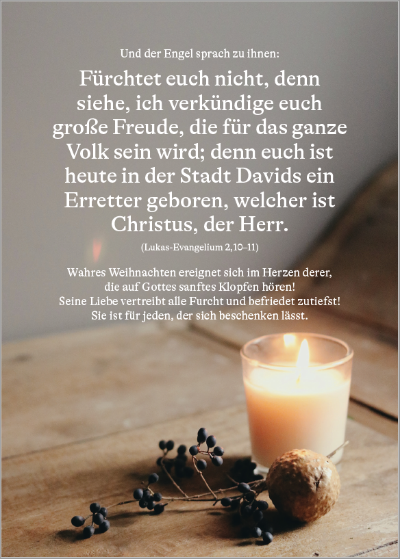 weekview Weihnachtskarten als Postkarte | Hochformat