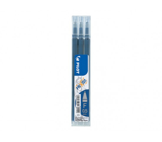 3-pack refills 0.5 for Frixion Point & Frixion Clicker set | Blue / Black