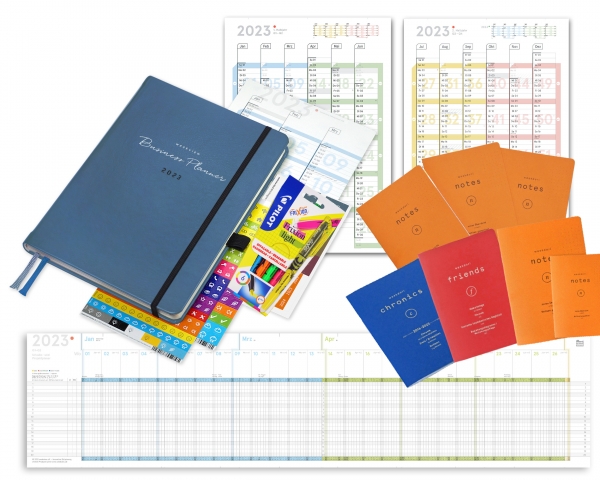 Business Planner 2023 blue edition | Bundle 2 „Dori"