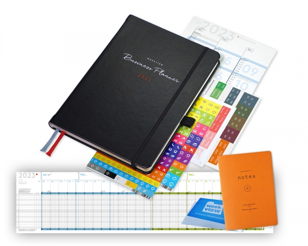 Business Planner 2023 Premium Plus | Inkl. FriXion Ball