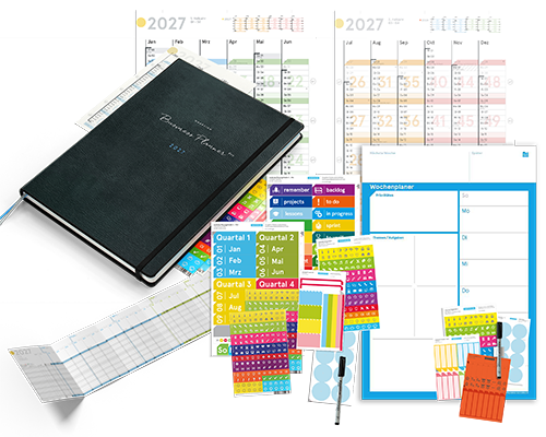 Business Planner Pro A4 2027 Bundle Wandplaner
