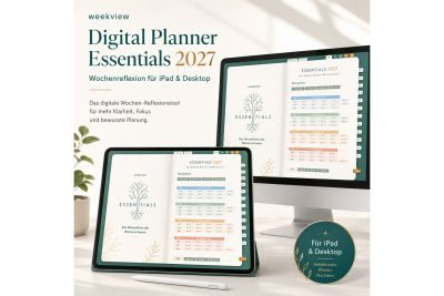 weekview Essentials digital – Wochenreflexion für iPad und Desktop
