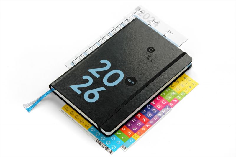 weekview compact note 2026 A6+ – smarter Wochenplaner mit großem Notizteil