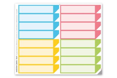weekview Labels colour